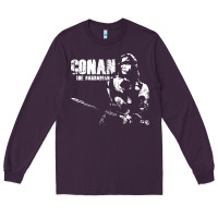 Plum conan the barbarian vintage Long Sleeve Tee - artisFamous
