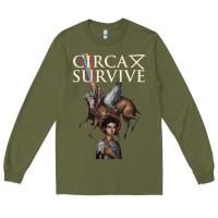 Army Green Circa Survive Long Sleeve Tee - artisFamous