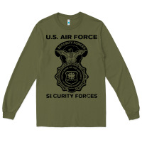 Army Green air force security forces Long Sleeve Tee - artisFamous