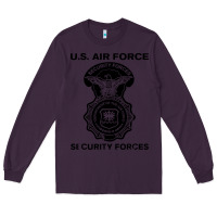 Plum air force security forces Long Sleeve Tee - artisFamous