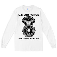 White air force security forces Long Sleeve Tee - artisFamous