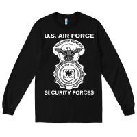Black air force security forces Long Sleeve Tee - artisFamous