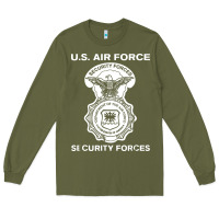 Army Green air force security forces Long Sleeve Tee - artisFamous