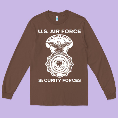 Air Force Security Forces Long Sleeve Tee Designed By Artisfamous