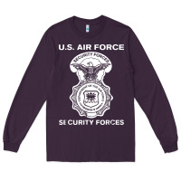 Plum air force security forces Long Sleeve Tee - artisFamous
