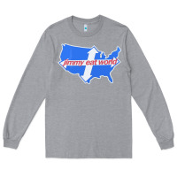 Heather Grey Jimmy Eat World Long Sleeve Tee - artisFamous