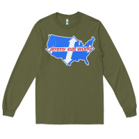Army Green Jimmy Eat World Long Sleeve Tee - artisFamous