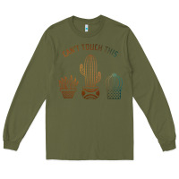 Army Green cool cactus Long Sleeve Tee - artisFamous