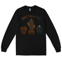 Black cool cactus Long Sleeve Tee - artisFamous