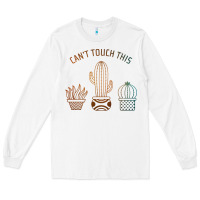 White cool cactus Long Sleeve Tee - artisFamous