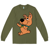 Army Green scrappy doo fists Long Sleeve Tee - artisFamous