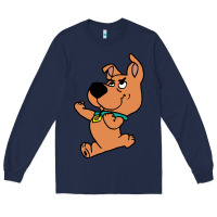 Navy scrappy doo fists Long Sleeve Tee - artisFamous
