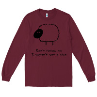 Burgundy herd what herd Long Sleeve Tee - artisFamous