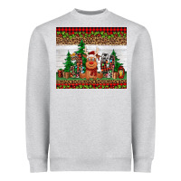 Heather Grey joy reindeer Heavyweight Sweatshirt - Jasminsmagicworld