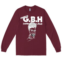 Burgundy gbh 03 Long Sleeve Tee - artisFamous
