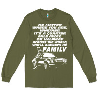 Army Green fast and furious Long Sleeve Tee - artisFamous
