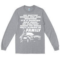 Heather Grey fast and furious Long Sleeve Tee - artisFamous