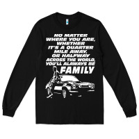 Black fast and furious Long Sleeve Tee - artisFamous