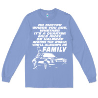 Colony Blue fast and furious Long Sleeve Tee - artisFamous