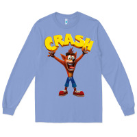 Colony Blue crash bandicoot Long Sleeve Tee - artisFamous