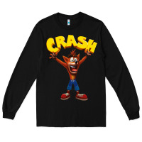 Black crash bandicoot Long Sleeve Tee - artisFamous