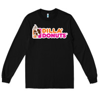 Black dilla' donuts Long Sleeve Tee - artisFamous