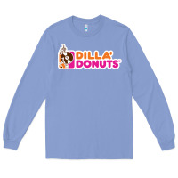 Colony Blue dilla' donuts Long Sleeve Tee - artisFamous