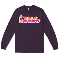 Plum dilla' donuts Long Sleeve Tee - artisFamous