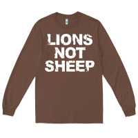 Chestnut lions not sheep Long Sleeve Tee - artisFamous