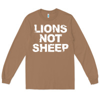 Toasted Coconut lions not sheep Long Sleeve Tee - artisFamous