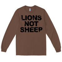 Chestnut lions not sheep Long Sleeve Tee - artisFamous