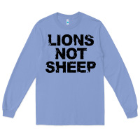 Colony Blue lions not sheep Long Sleeve Tee - artisFamous