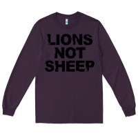 Plum lions not sheep Long Sleeve Tee - artisFamous