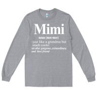 Heather Grey mimi Long Sleeve Tee - artisFamous