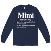 Navy mimi Long Sleeve Tee - artisFamous