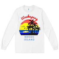 White weekapaug, rhode island sunset Long Sleeve Tee - artisFamous