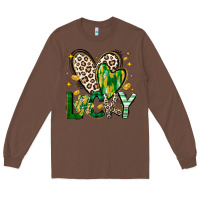 Chestnut Lucky Saint Patricks Day Long Sleeve Tee - CowhideDigitalArt