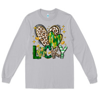 Moon Dust Lucky Saint Patricks Day Long Sleeve Tee - CowhideDigitalArt