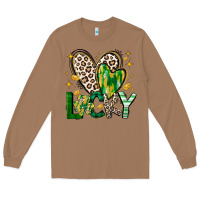 Toasted Coconut Lucky Saint Patricks Day Long Sleeve Tee - CowhideDigitalArt