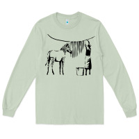 Matcha Banksy Zebra Long Sleeve Tee - artisFamous