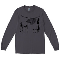 Smoke Banksy Zebra Long Sleeve Tee - artisFamous