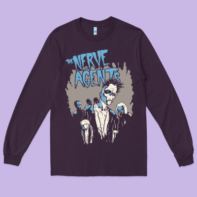 The Nerve Agents Long Sleeve Tee Designed By Artisfamous