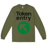 Army Green token entry Long Sleeve Tee - artisFamous