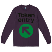Plum token entry Long Sleeve Tee - artisFamous