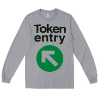 Heather Grey token entry Long Sleeve Tee - artisFamous