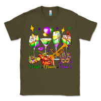 Army Green drink drank drunk mardi gras wine glasses olivia Classic Tee - OliviaCreatesArt