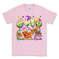Bubblegum Pink drink drank drunk mardi gras wine glasses olivia Classic Tee - OliviaCreatesArt