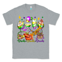 Heather Grey drink drank drunk mardi gras wine glasses olivia Classic Tee - OliviaCreatesArt