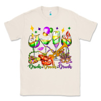 Natural drink drank drunk mardi gras wine glasses olivia Classic Tee - OliviaCreatesArt