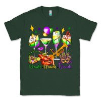 Sports Green drink drank drunk mardi gras wine glasses olivia Classic Tee - OliviaCreatesArt